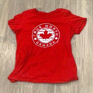 Red Canada True North Tee